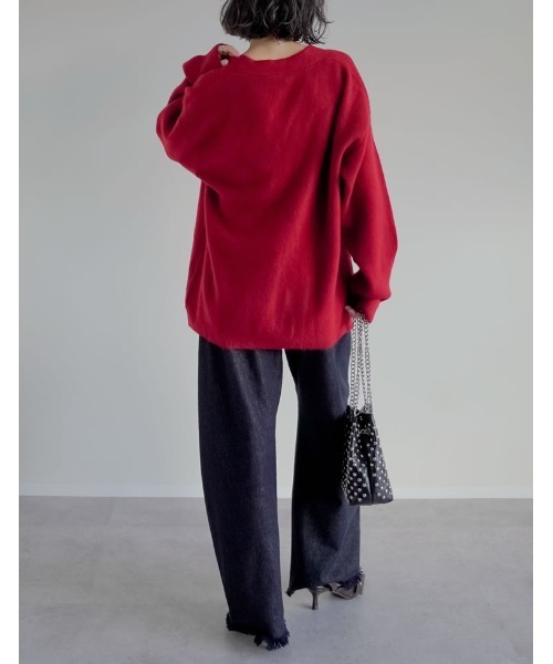 新品未使用 DECEMBERMAY ロゴニット 赤 レディース Mサイズ 中古・古着通販】MaxMara (マックスマーラ) ニット レッド サイズ:SIZE