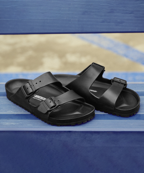 「BIRKENSTOCK」 フラットサンダル 38 ブラウン レディース_画像2