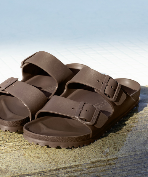 「BIRKENSTOCK」 フラットサンダル 38 ブラウン レディース_画像4