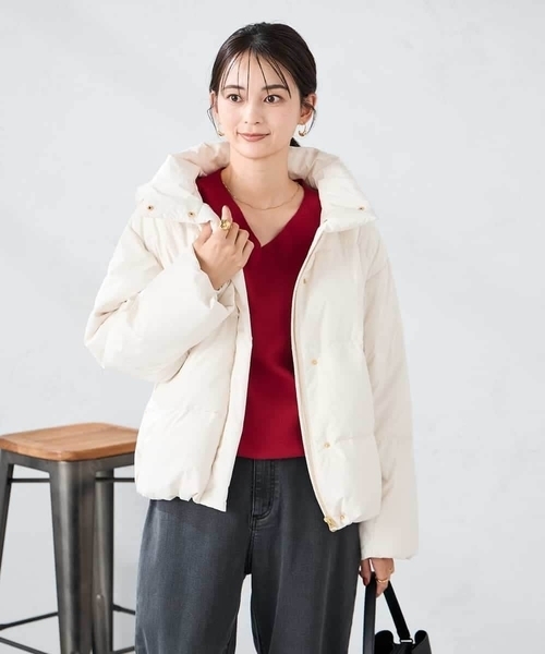 a.v.v（アー・ヴェ・ヴェ） コート アウター 「2WAY」スタンドネック