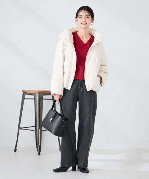 a.v.v（アー・ヴェ・ヴェ） コート アウター 「2WAY」スタンドネック