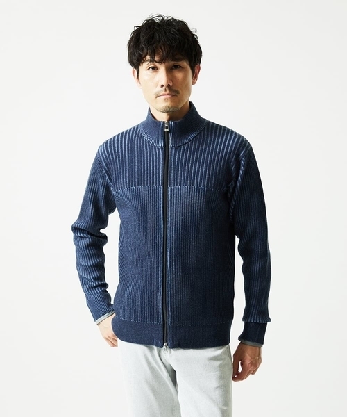 MK MICHEL KLEIN HOMME セーター ニット 「洗濯機で洗える/毛玉になり