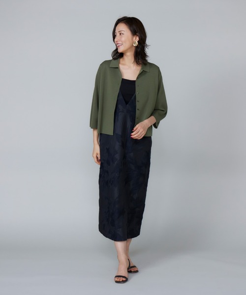 Le souk（ルスーク） ジャンパースカート ジャカードジャンパードレス