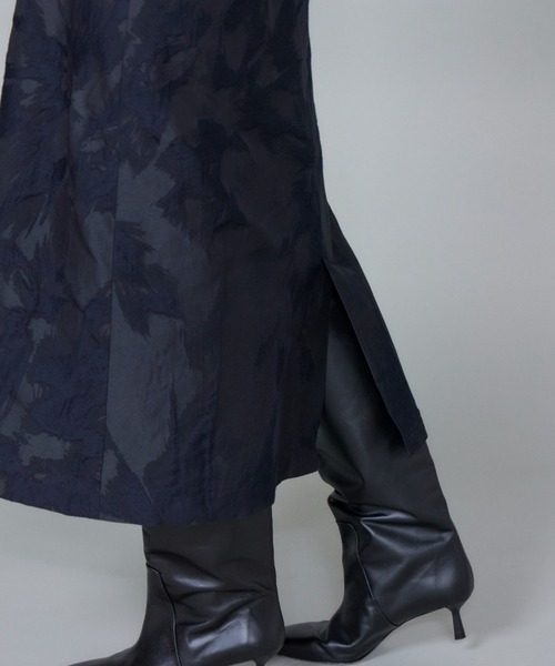 Le souk（ルスーク） ジャンパースカート ジャカードジャンパードレス