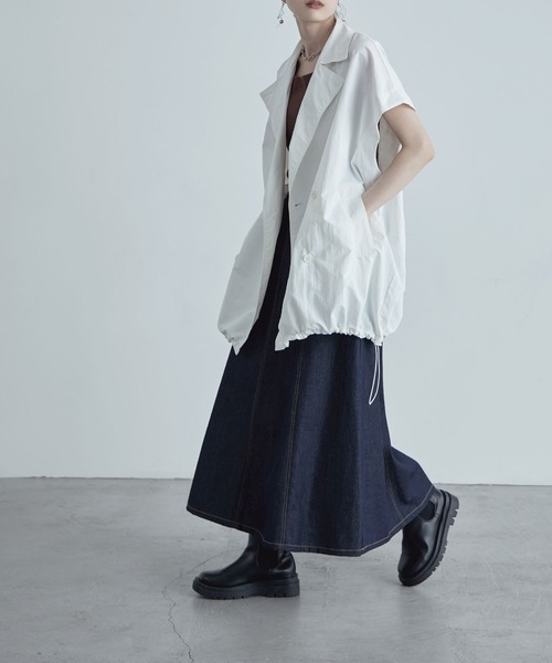 「etoll.」 トレンチコート L ベージュ レディース_画像8