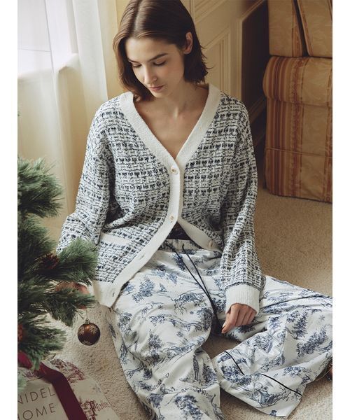 SNIDEL HOME パジャマ ルームウェア 「WEB限定」「Warm Satin