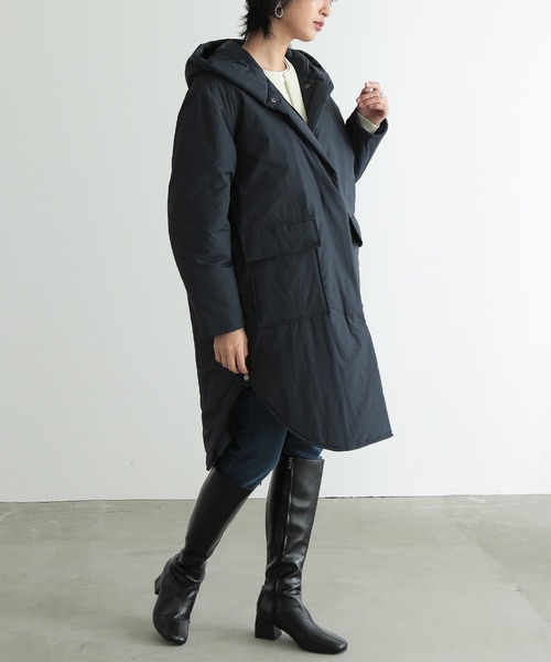 「for/c」 コート M スミクロ レディース_画像7
