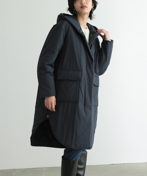 「for/c」 コート M スミクロ レディース_画像9