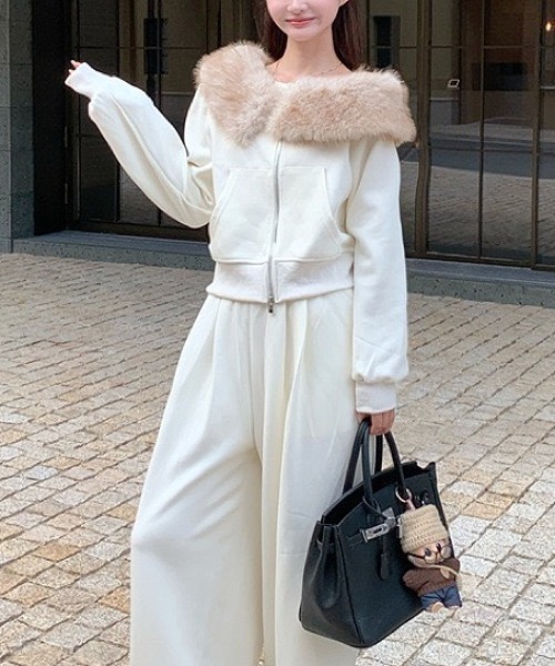 SHEENA（シーナ） セットアップ 「セットアップ」ファーワンショルダー