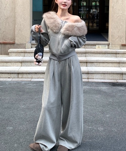 SHEENA（シーナ） セットアップ 「セットアップ」ファーワンショルダー