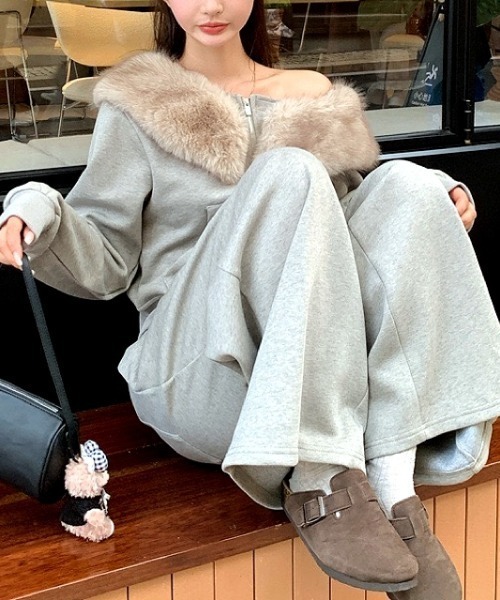 SHEENA（シーナ） セットアップ 「セットアップ」ファーワンショルダー