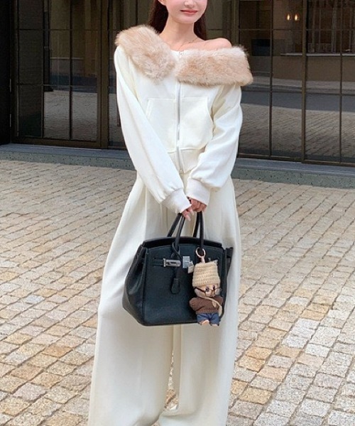 SHEENA（シーナ） セットアップ 「セットアップ」ファーワンショルダー