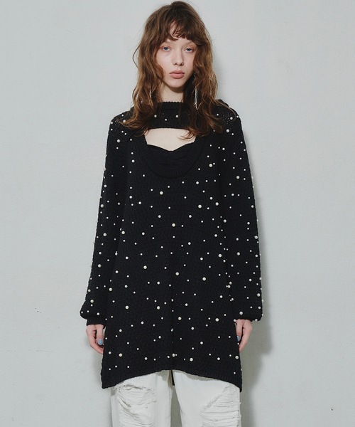 「J1U by LA BELLE ETUDE」 サロペットスカート FREE ブラック レディース_画像2