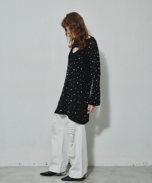 「J1U by LA BELLE ETUDE」 サロペットスカート FREE ブラック レディース_画像3