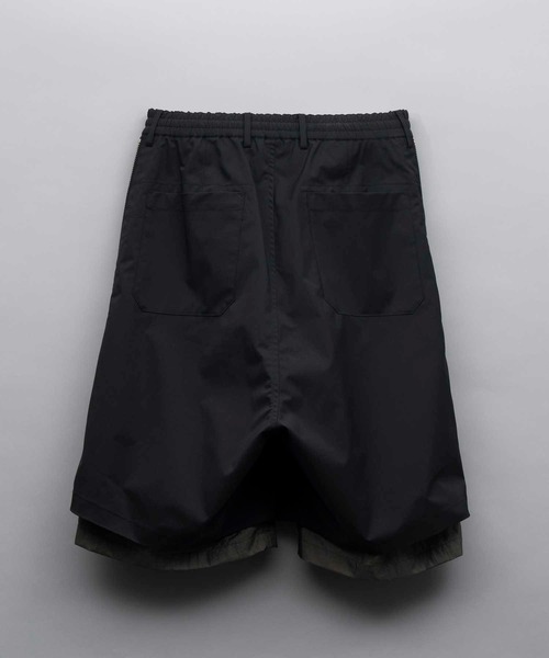 「MAISON SPECIAL」 ハーフパンツ 0 ブラック メンズの画像