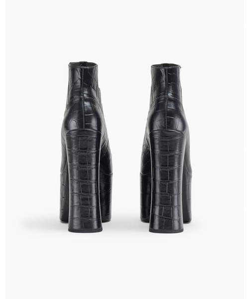 ✨美品✨マークジェイコブス ブーツ 黒 ブラック アンクル 厚底 レザー 人気 MARC JACOBS（マーク・ジェイコブス） ブーツ THE KIKI ANKLE BOOT/ザ