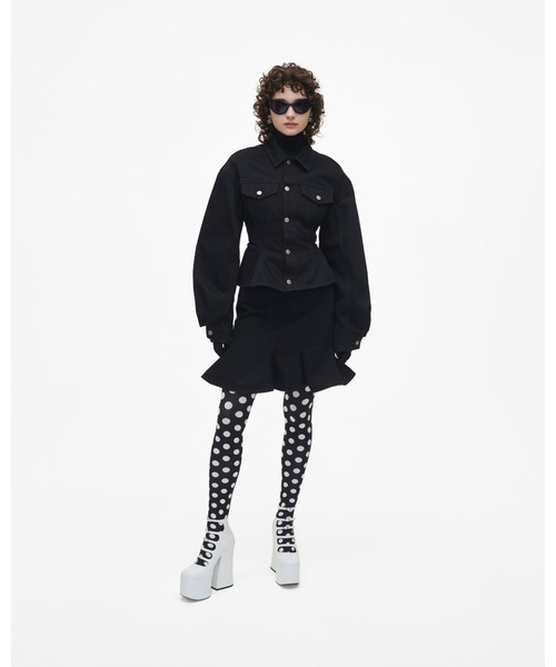 ✨美品✨マークジェイコブス ブーツ 黒 ブラック アンクル 厚底 レザー 人気 MARC JACOBS（マーク・ジェイコブス） ブーツ THE KIKI ANKLE BOOT/ザ