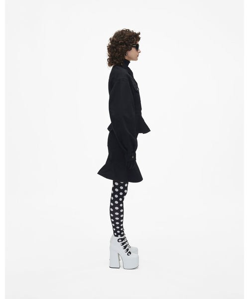 ✨美品✨マークジェイコブス ブーツ 黒 ブラック アンクル 厚底 レザー 人気 DR. MARTENS X MARC JACOBS コラボレーションデザインのブーツが登場