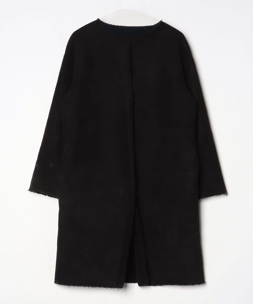 Munich（ミューニック） ノーカラーコート X-SMALL ブラック