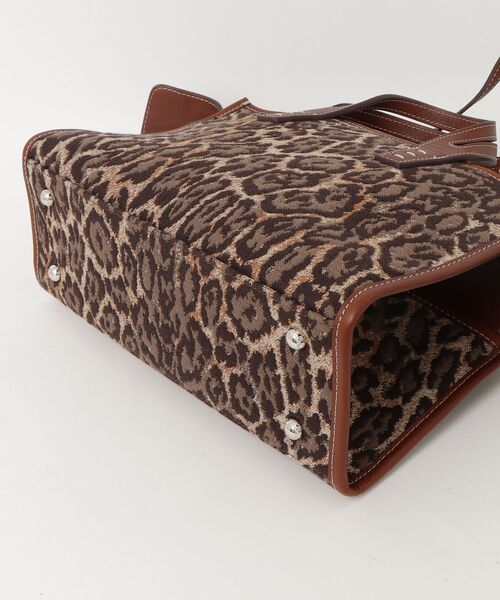 「A VACATION」 レオパード2WAYバッグ - ブラウン レディース_画像3