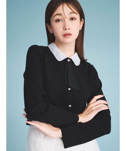 celford 襟付きニットカーディガン 36 - CELFORD（セルフォード