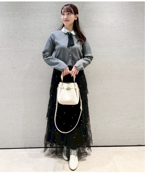 最終値下げ　激レア❣️新品✨定価18700円　セルフォード　ニットカーディガン CELFORD（セルフォード） ニットカーディガン ONE SIZE ホワイト