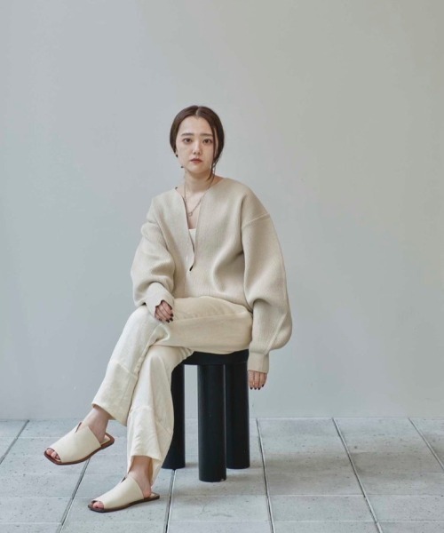 「TODAYFUL」 長袖ニット FREE ブラック レディース_画像4