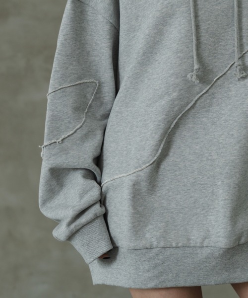 「LEANN MOMENT」 プルオーバーパーカー FREE ブラック レディース_画像5