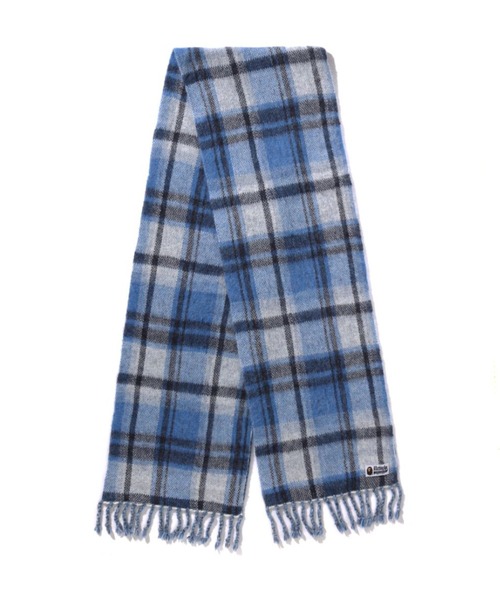 A BATHING APE（アベイシングエイプ） マフラー BAPE CHECK MOHAIR