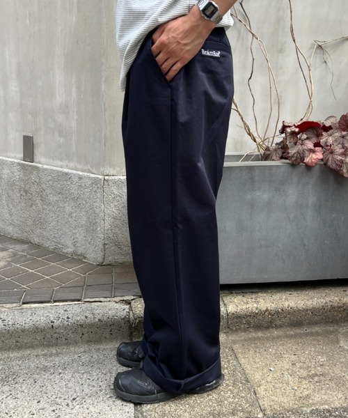 「BROKEN BASE」 パンツ LARGE ベージュ メンズ_画像9