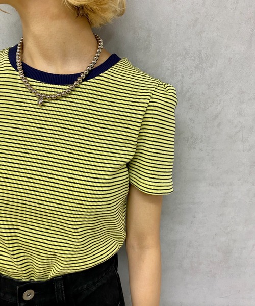 「HELLO.SANFRANCISCO」 コンビワンピース FREE イエロー レディース_画像3