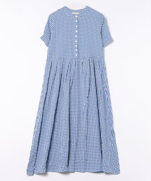 「aimoha」 半袖ワンピース LARGE ブルー レディース_画像3