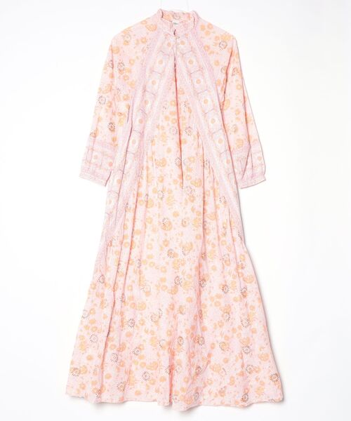 Ron Herman（ロンハーマン） 花柄長袖ワンピース S ピンク レディース