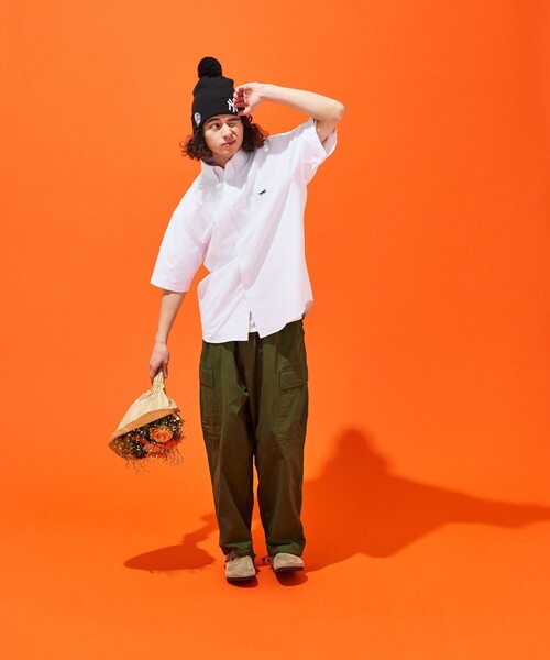 「HINSON」 カーゴパンツ MEDIUM ブラック メンズ_画像2