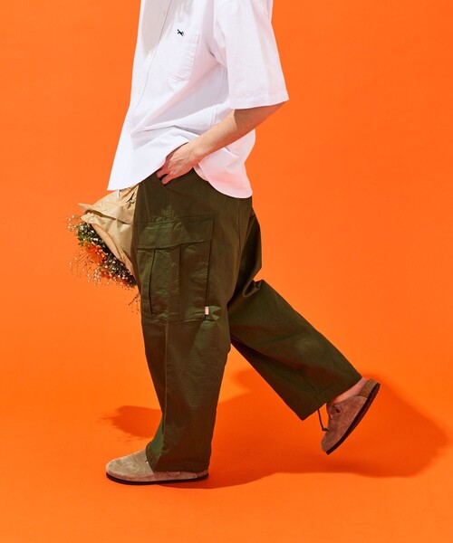 「HINSON」 カーゴパンツ MEDIUM ブラック メンズ_画像4
