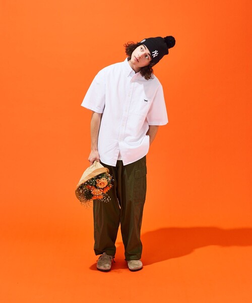 「HINSON」 カーゴパンツ MEDIUM ブラック メンズ_画像6