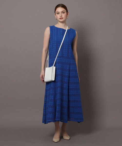「DRESSTERIOR」 ノースリーブワンピース 38 ブラック レディースの画像