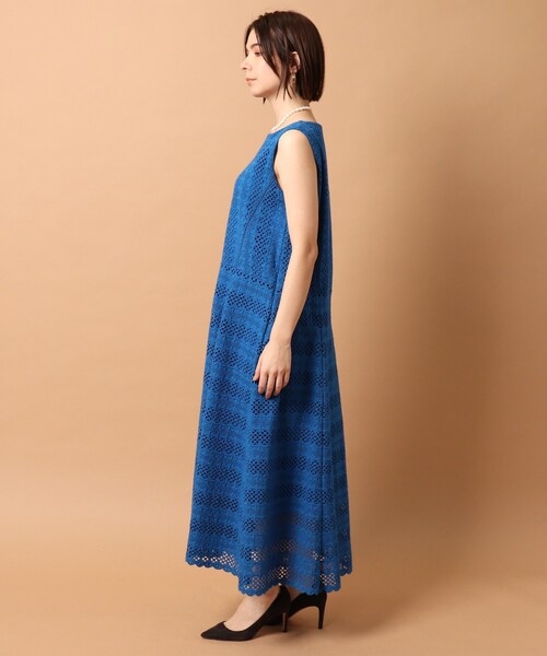 「DRESSTERIOR」 ノースリーブワンピース 38 ブラック レディースの画像