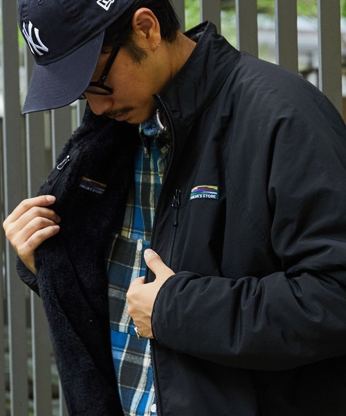 「FREAK'S STORE」 ナイロンブルゾン SMALL ブラック メンズ_画像3
