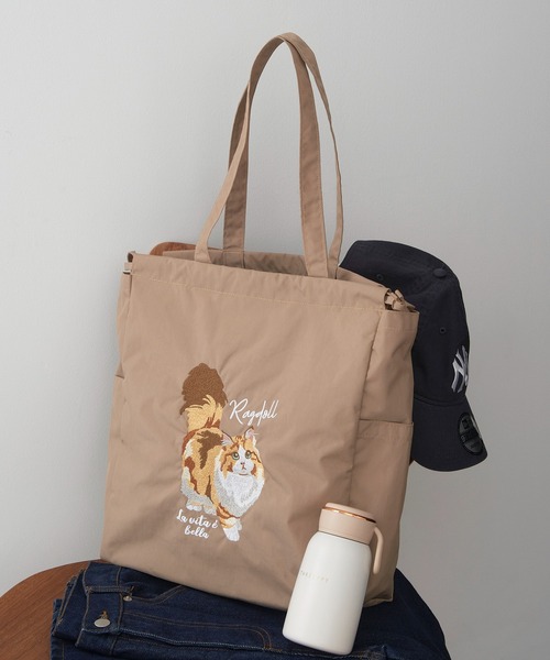 SETUP7（セットアップセブン） トートバッグ 「SETUP7」アニマル刺繍