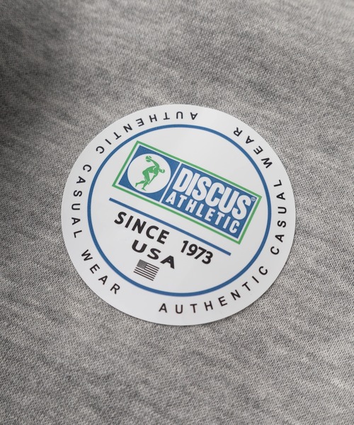 「DISCUS」 ジップアップパーカー L グレー レディース_画像8