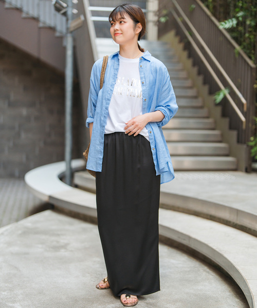 「Spick & Span」 半袖Tシャツ FREE シルバー レディース_画像3
