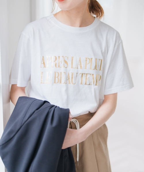 「Spick & Span」 半袖Tシャツ FREE シルバー レディース_画像8
