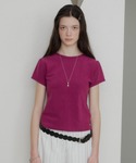tシャツ 半袖 scallop pile pu...の詳細画像4