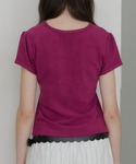 tシャツ 半袖 scallop pile pu...の詳細画像5
