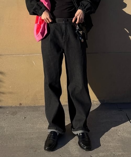 ジーンズ 「SOOBIN着用」 CORDURA SEMI-WIDE DENIM EASY PANTS メンズ レディース_1