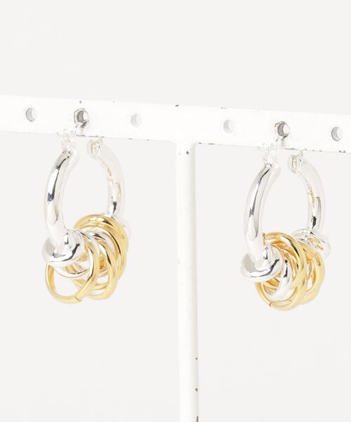 「LAPUIS」 ピアス（両耳用） FREE シルバー レディース_画像2