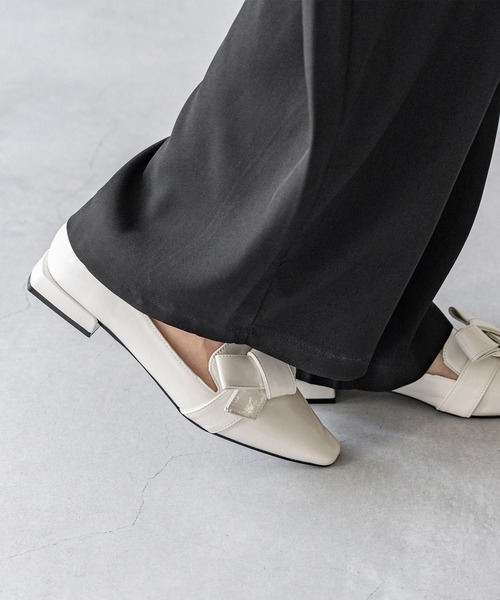 「menue」 パンプス 25.0cm ブラック レディース_画像3