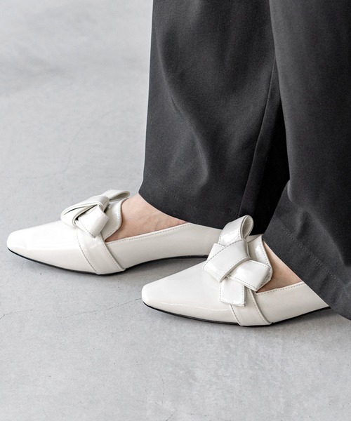 「menue」 パンプス 25.0cm ブラック レディース_画像9