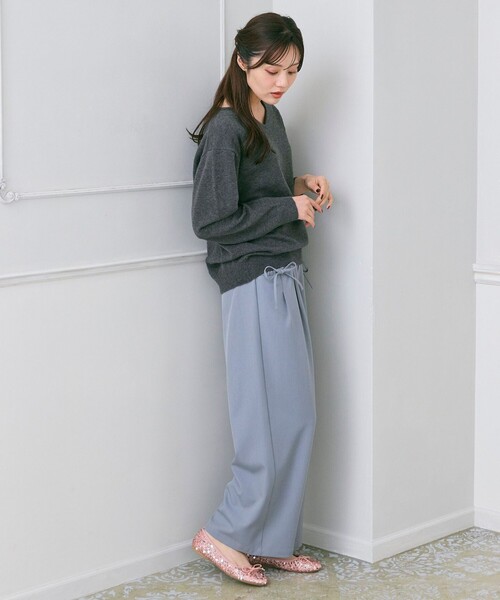 「Feroux」 長袖ニット F ブルー レディース_画像4